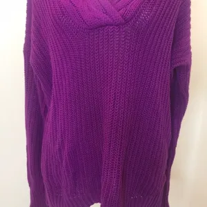 Lauren Ralph Lauren Chunky Knit Oversized‎ V-neck Sweater size large ladies thumbnail 3