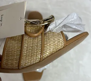 A New Day Women's Tan Slide Sandals thumbnail 1