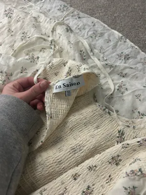 floral maxi dress White Size XS thumbnail 4
