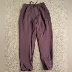 Meshki‎ Raisin Brown Purple Lounge Jogger Sweatpants Size Medium thumbnail 3