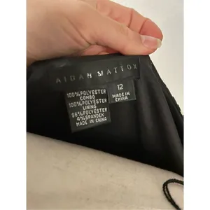 Aidan mattox Black and white size 18 dress thumbnail 6