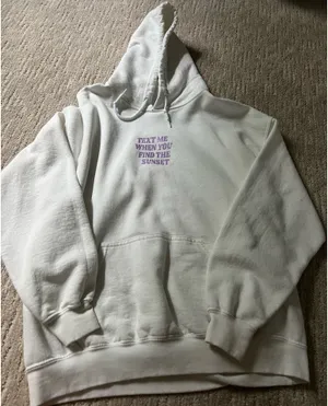 Gildan Text me when you find the sunset hoodie thumbnail 1
