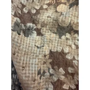 Vintage Y2K Intimissimi Moody Floral Semi Sheer Silk Top Women's sz. Medium thumbnail 11