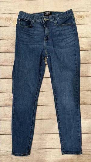 Denzien Levi’s Womens Jeans Size 14 W32 High Rise Super Skinny Denim thumbnail 1