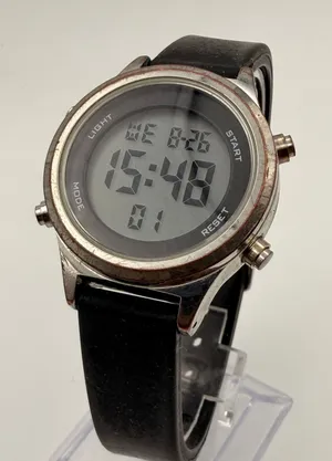 Time and Tru Women's Silver Tone Digital Watch - New Battery thumbnail 1