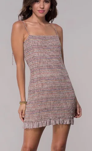 Storia Smocked mini dress size‎ medium thumbnail 1