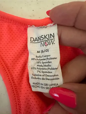 Danskin Now Coral Freeze Racerback Athletic Tank Top Women’s Medium thumbnail 5