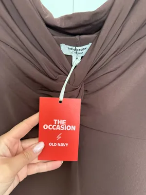 Brown Dress The Occasion by Old Navy thumbnail 4