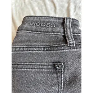 Vigoss Marley Distressed Denim Shorts Faded Black Frayed Hem Size 26 thumbnail 4
