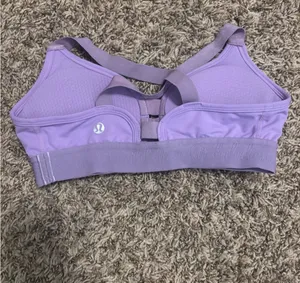 Bundle of 2 Lululemon Sports Bras Size 0 (Blue & Purple) thumbnail 4