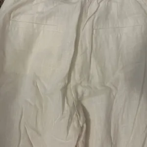 SO Cream Wide Leg Linen Pants White thumbnail 7