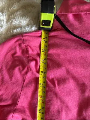 J.Crew Women's Bright Pink Fuchsia Tissue Turtleneck Cotton Long Sleeve Preppy thumbnail 8