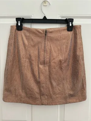 Free people Sparkle Metallic copper Mini Skirt thumbnail 12