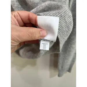 Charter Club‎ Luxury Cashmere Gray Crew Neck Sweater Size Medium thumbnail 3