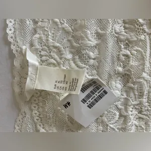 H&M Romantic Lace & Cotton Blouse - Size XL thumbnail 5