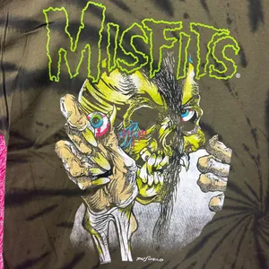 Misfits Mommy Can I Go Out & Kill Oversized Band Tie Dye M thumbnail 2