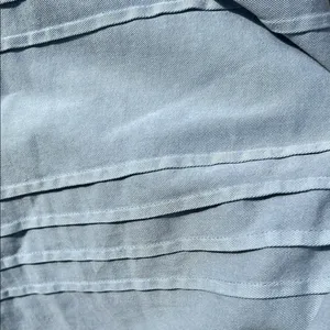 7 for All Mankind Blue Puff V-Neck Dress Cotton Coastal Boho Quiet Luxury Beachy thumbnail 7