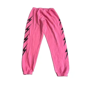Aviator Nation Paris Pink Bolt Sweatpants Medium Preppy thumbnail 9