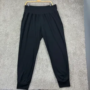 Athleta Cruise Jogger Size XLT Black Powervita High Rise Yoga Athleisure Tall thumbnail 2