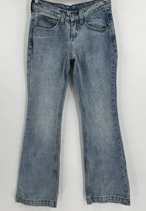 John Galt Brandy Melville Flare Jeans‎ Low Rise Light Wash Women's Size Small thumbnail 1
