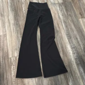 Offline Aerie Black OG Flare Pants High Rise Short Inseam XS thumbnail 2