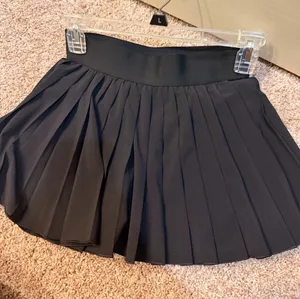 Aritzia Black Pleated Circle Skirt thumbnail 1