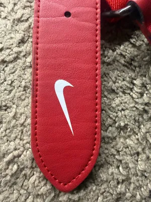 Nike red softball belt thumbnail 2
