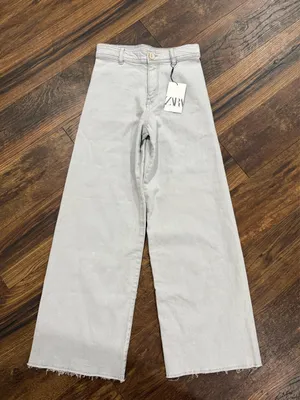 ZARA Marine Straight Jeans High-Waisted thumbnail 1