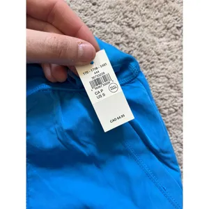 Aerie NWT The Hugger Home Run Shorts in Blue Pockets Drawstring Size Small thumbnail 5