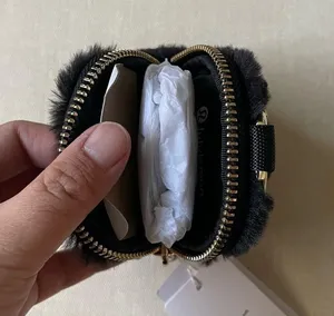 Clippable Nano Pouch *Plush Fleece - Black/Gold thumbnail 10