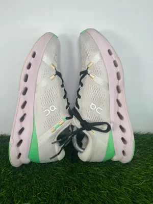 On Cloud Cloudsurfer Next CloudTec Phase Women’s Size 10.5 Running Shoes White Green Pink thumbnail 6