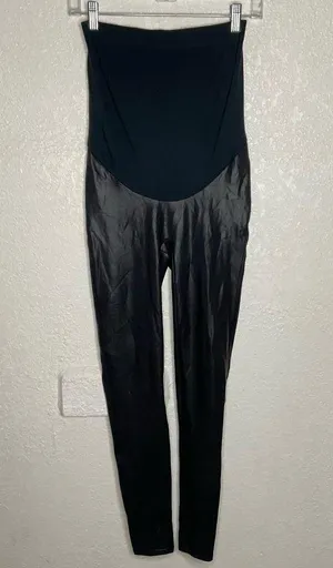 SPANX Maternity Faux Leather Leggings thumbnail 2