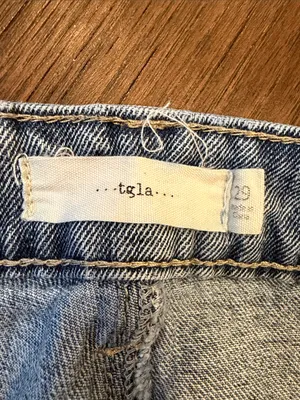 TGLA Women’s High Waist Mom Jean Distressed Size 29 - C66-020 thumbnail 2