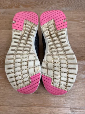 Skechers Flex Appeal Gray Pink Athleisure Sneakers, Size 8 thumbnail 8