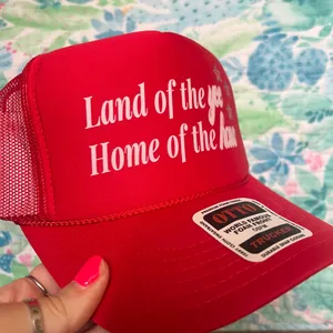USA Fourth of July country western trucker hat thumbnail 2