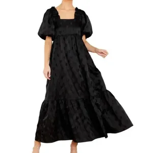 CROSBY BY MOLLIE BURCH Lady Day Dancing Hearts Maxi Dress Size Medium thumbnail 2