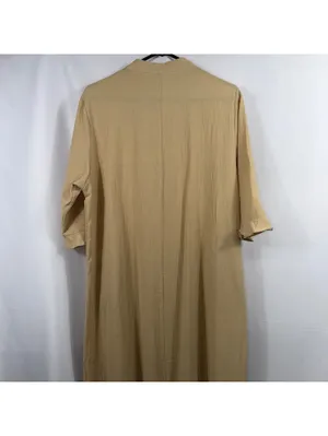 Women’s Beige Button Front Maxi Dress Size 2XL thumbnail 10