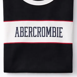 🆕👗 $48 Abercrombie & Fitch Track Bodycon Athletic Mini Logo Navy Dress XS 2 4 thumbnail 10