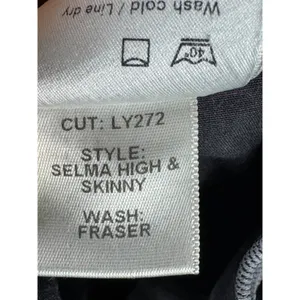 Reformation Selma High & Skinny Jeans Fraser Grey Wash Size 26 Sustainable thumbnail 4