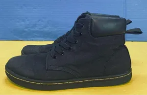 Dr Martens Maelly Women’s Black Canvas Ankle Boots Booties Lace Up Size US 10 thumbnail 1