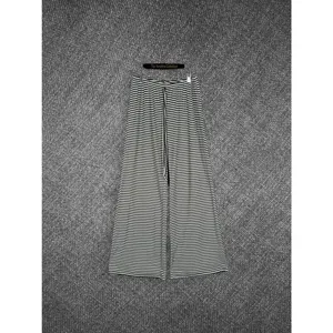 Black And White Striped Wide Leg Pants thumbnail 2