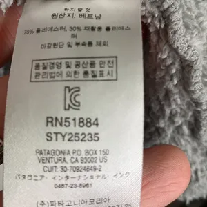 Patagonia Women's Salt Grey Los Gatos 1/4-Zip Fleece Pullover W-845 Sz M thumbnail 8