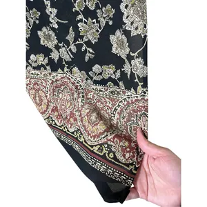 Vintage Hunt Club Floral‎ Print Wrap Maxi Skirt Size 12 thumbnail 5