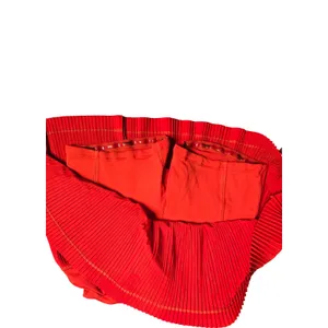 Lululemon Pleat‎ to Street Mid-Rise Red Skort Size: 0 thumbnail 4