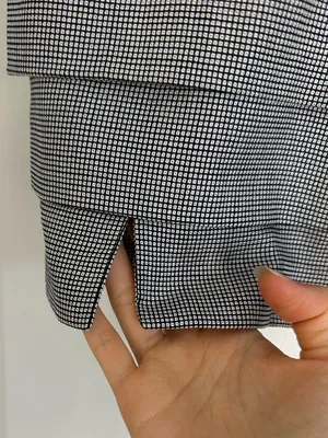 ESCADA Vintage VIRGIN WOOL SILK Blend High Waist Tiered Plaid Check Mini Skirt 6 thumbnail 4