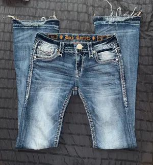 Rock Revival Liri Mid Rise Boot Cut Jeans thumbnail 1