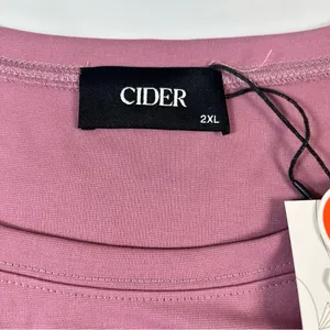 NWT Cider Stitch Tank Top & Elastic Waist Pants Curve Plus Mauve Set Women's 2XL thumbnail 15