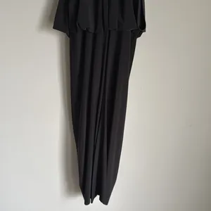 NEW MISA Los Angeles Domino Draped Mini Dress in Black XS thumbnail 13