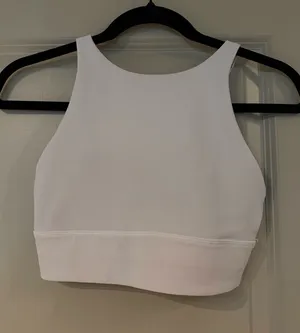 White Lululemon Tank 6 Racerback thumbnail 1