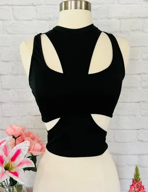 Boutique NEW Trendy 2 In 1 Top thumbnail 1